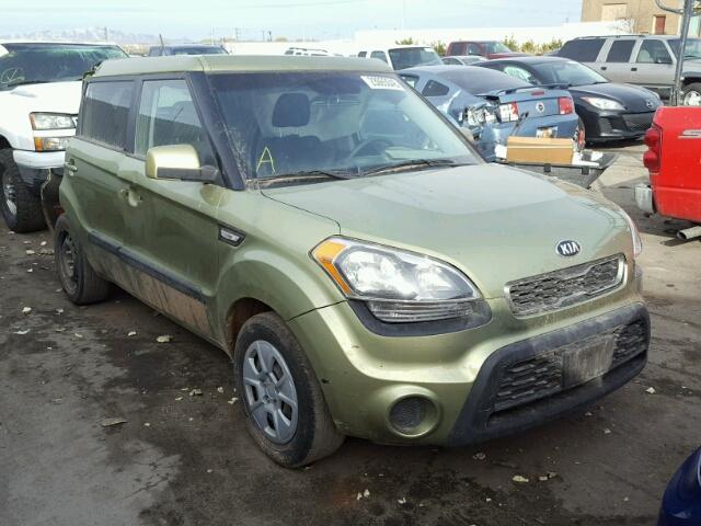 KNDJT2A50D7530208 - 2013 KIA SOUL GREEN photo 1