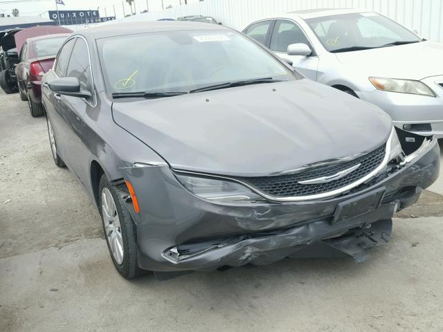 1C3CCCFB9FN711212 - 2015 CHRYSLER 200 LX GRAY photo 1