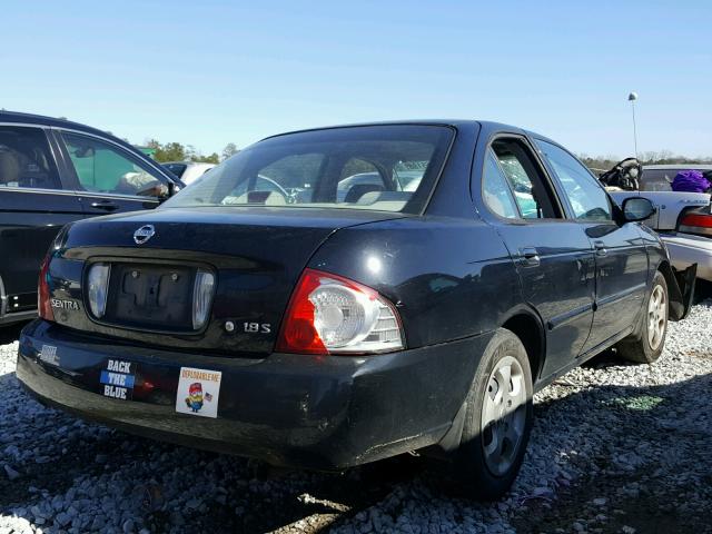 3N1CB51D96L615022 - 2006 NISSAN SENTRA 1.8 BLACK photo 4