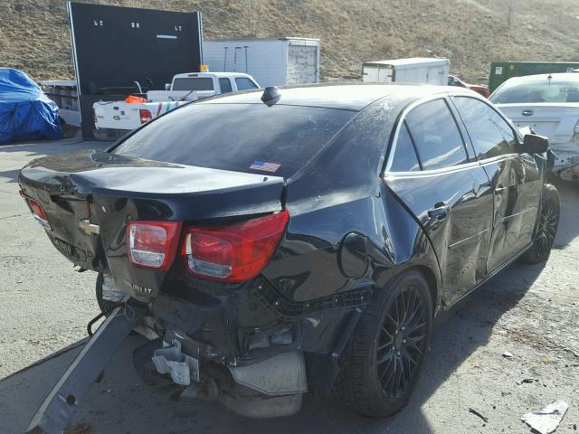 1G11G5SX4DF192588 - 2013 CHEVROLET MALIBU 3LT შავი ფოტო 4