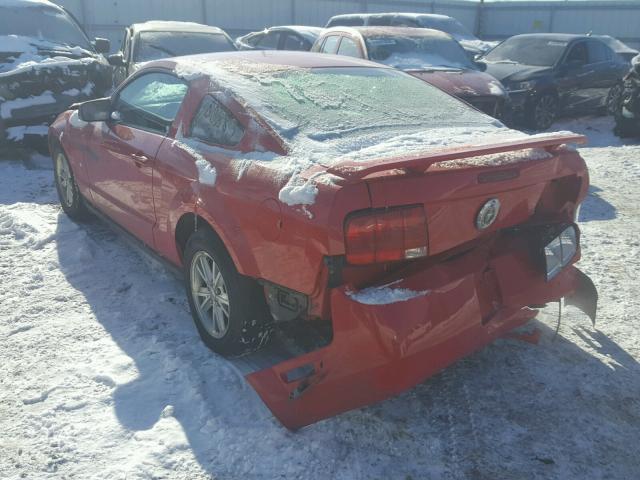 1ZVHT80N775269577 - 2007 FORD MUSTANG RED photo 3