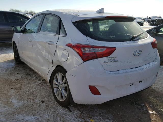 KMHD35LE1DU026579 - 2013 HYUNDAI ELANTRA GT WHITE photo 3