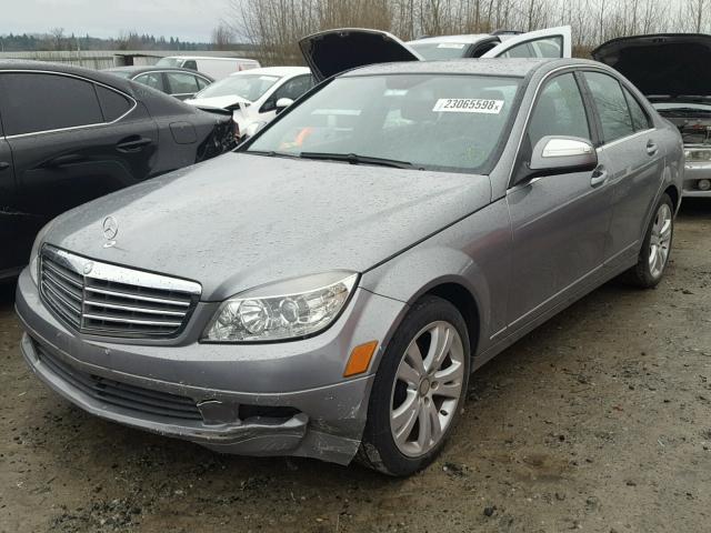 WDDGF54X88F056722 - 2008 MERCEDES-BENZ C 300 GRAY photo 2