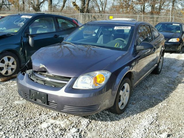 1G1AK15FX67633051 - 2006 CHEVROLET COBALT LS PURPLE photo 2