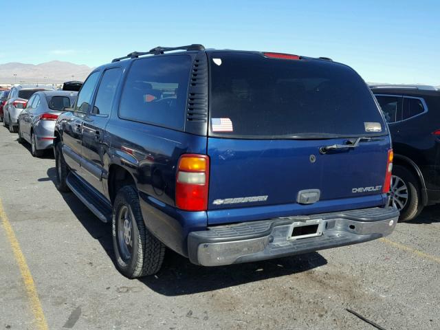 1GNEC16Z33J245504 - 2003 CHEVROLET SUBURBAN C BLUE photo 3