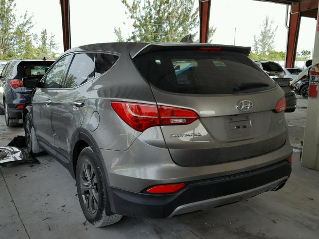 5XYZU3LBXDG030794 - 2013 HYUNDAI SANTA FE S CHARCOAL photo 3