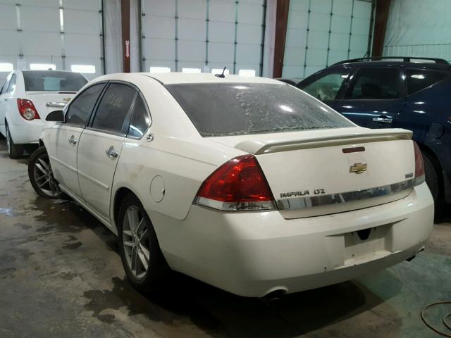 2G1WU583389284793 - 2008 CHEVROLET IMPALA LTZ WHITE photo 3