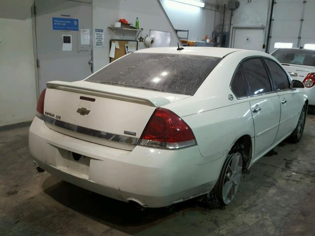 2G1WU583389284793 - 2008 CHEVROLET IMPALA LTZ WHITE photo 4