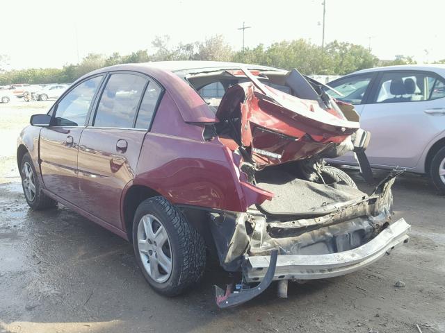 1G8AJ55F27Z159758 - 2007 SATURN ION LEVEL 勃艮第红 照片 3