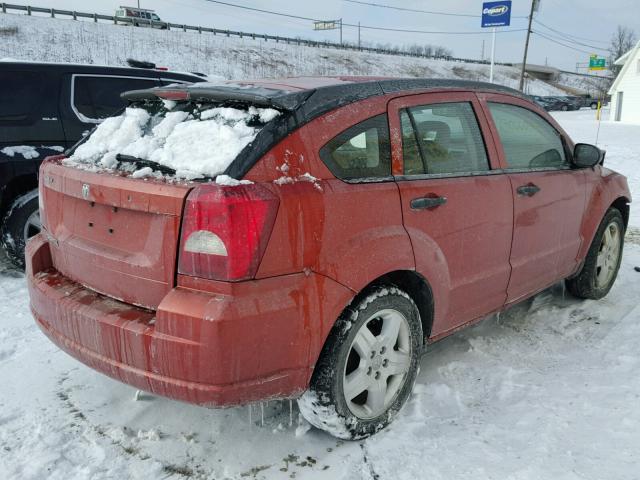 1B3HB28B98D777930 - 2008 DODGE CALIBER ORANGE photo 4