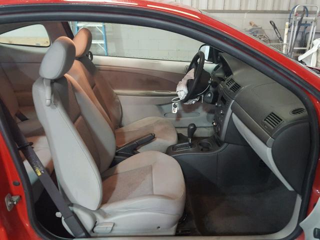 1G1AK15F267721155 - 2006 CHEVROLET COBALT LS RED photo 5