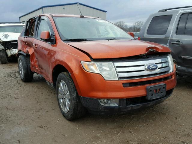 2FMDK49C37BA81175 - 2007 FORD EDGE SEL P ORANGE photo 1