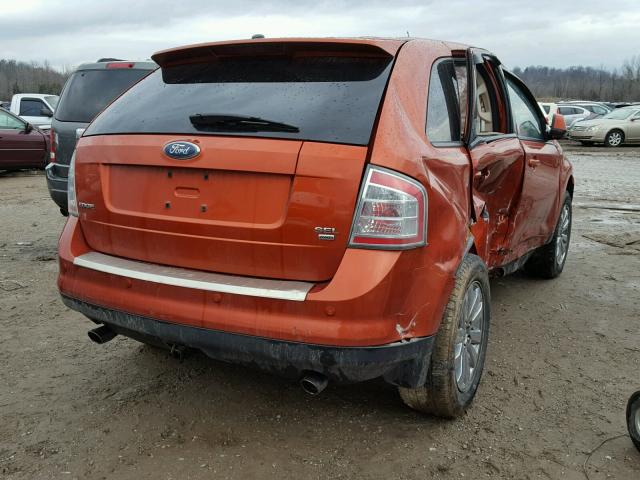 2FMDK49C37BA81175 - 2007 FORD EDGE SEL P ORANGE photo 4