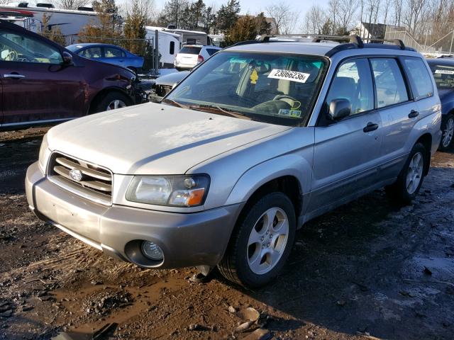 JF1SG65673H764508 - 2003 SUBARU FORESTER 2 SILVER photo 2