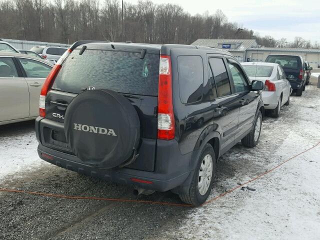 SHSRD78815U320850 - 2005 HONDA CR-V EX BLACK photo 4