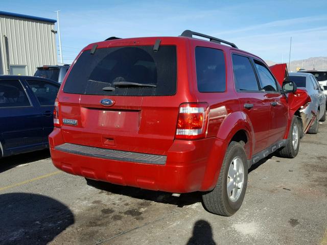 1FMCU9D77BKB34178 - 2011 FORD ESCAPE XLT RED photo 4