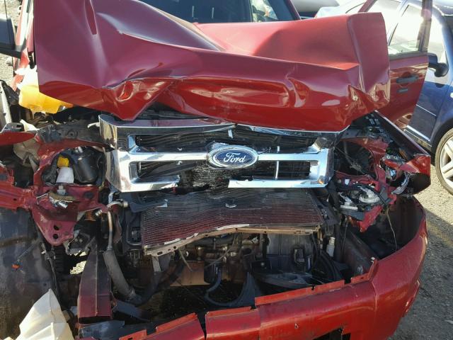 1FMCU9D77BKB34178 - 2011 FORD ESCAPE XLT RED photo 7