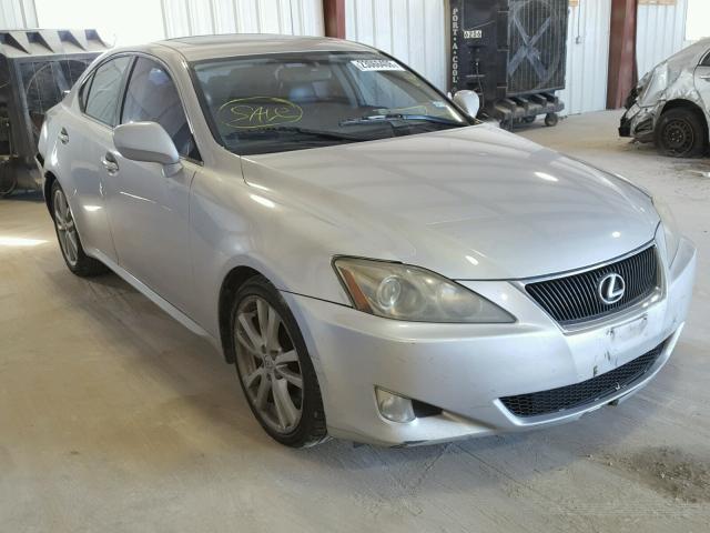 JTHBK262265018095 - 2006 LEXUS IS 250 SILVER photo 1