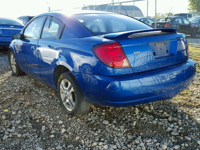 1G8AW12F74Z203828 - 2004 SATURN ION LEVEL BLUE photo 3