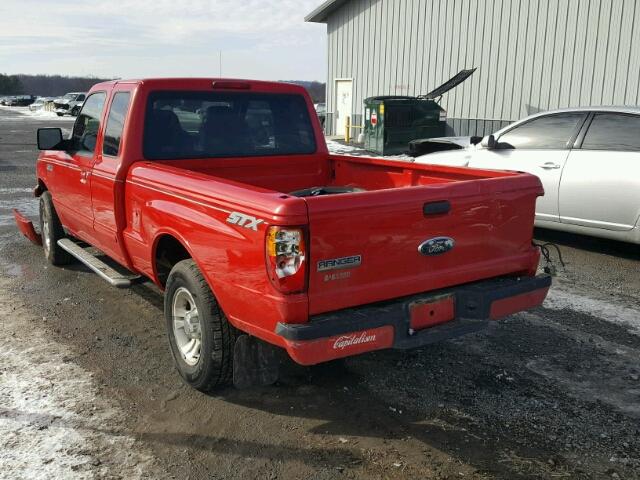 1FTYR14U56PA23883 - 2006 FORD RANGER SUP RED photo 3