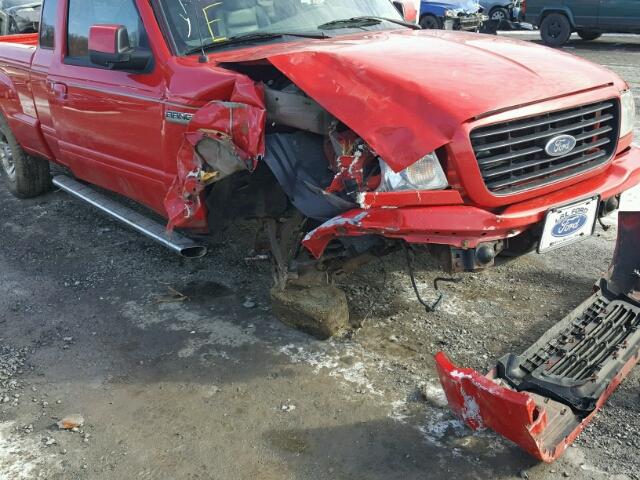 1FTYR14U56PA23883 - 2006 FORD RANGER SUP RED photo 9