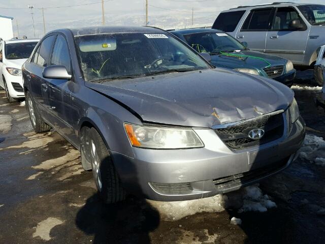 5NPET46C67H257165 - 2007 HYUNDAI SONATA GLS GRAY photo 1