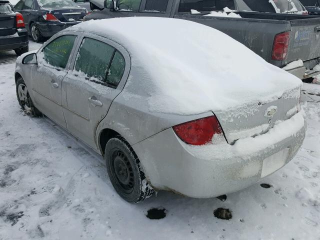 1G1AK52F457641379 - 2005 CHEVROLET COBALT SILVER photo 3