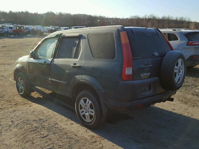 JHLRD78862C000944 - 2002 HONDA CR-V EX GREEN photo 3