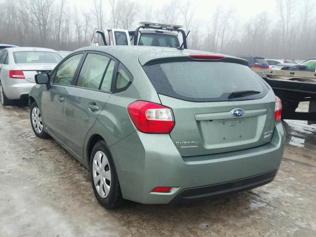 JF1GPAA60GH224955 - 2016 SUBARU IMPREZA GREEN photo 3