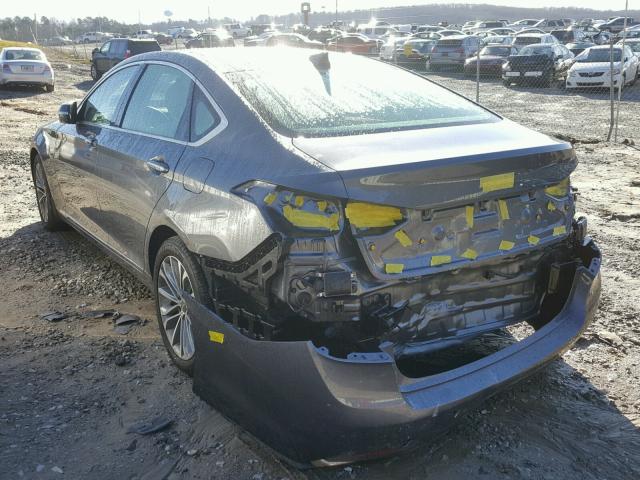 KMHGN4JE4GU136521 - 2016 HYUNDAI GENESIS 3. GRAY photo 3