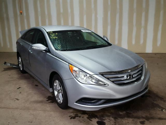 5NPEB4AC2EH867717 - 2014 HYUNDAI SONATA GLS SILVER photo 1