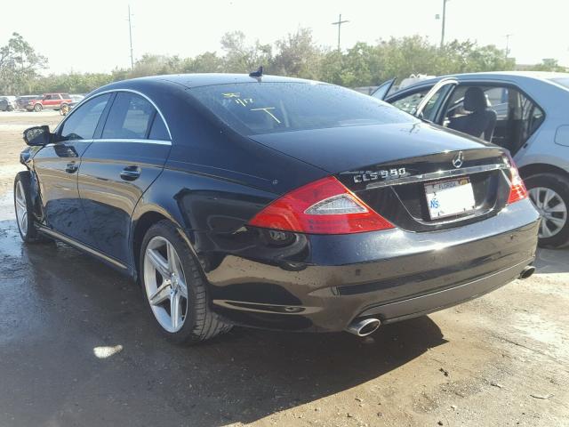 WDDDJ72X09A149118 - 2009 MERCEDES-BENZ CLS 550 BLACK photo 3