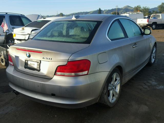 WBAUP7C54DVP25037 - 2013 BMW 128 I BEIGE photo 4