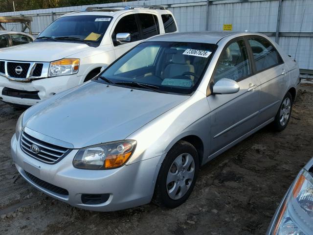 KNAFE222995587351 - 2009 KIA SPECTRA EX SILVER photo 2