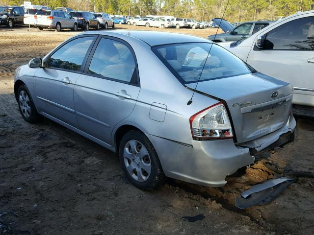 KNAFE222995587351 - 2009 KIA SPECTRA EX SILVER photo 3