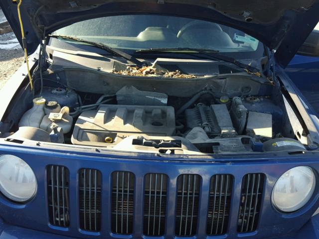 1J8FF28B69D129367 - 2009 JEEP PATRIOT SP BLUE photo 7