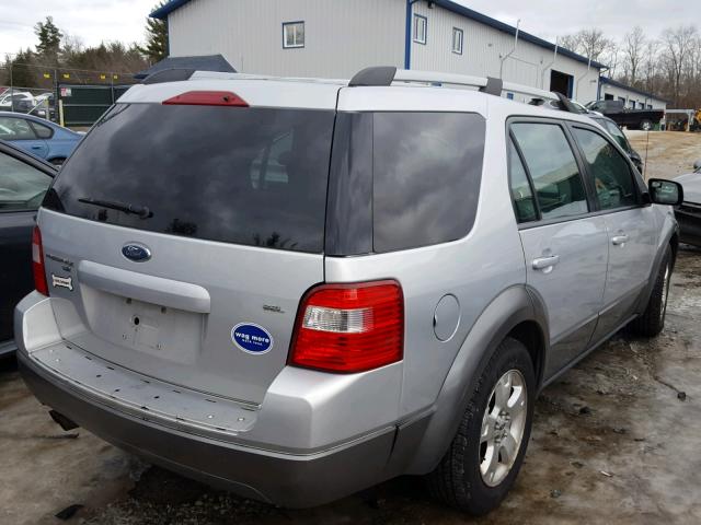 1FMZK05125GA20845 - 2005 FORD FREESTYLE SILVER photo 4