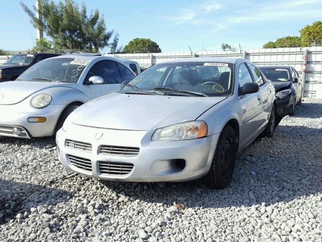 1B3EJ46X71N638833 - 2001 DODGE STRATUS SE SILVER photo 2