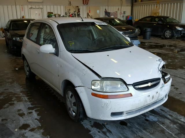 KL1TD66617B794805 - 2007 CHEVROLET AVEO BASE Beyaz fotoğraf 1