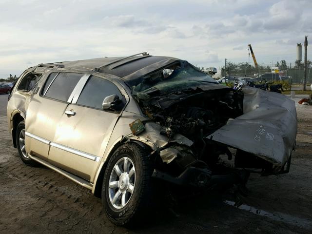 5N3AA08C36N801746 - 2006 INFINITI QX56 GOLD photo 1