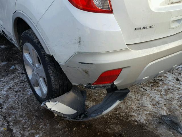 KL4CJASBXFB267300 - 2015 BUICK ENCORE WHITE photo 9