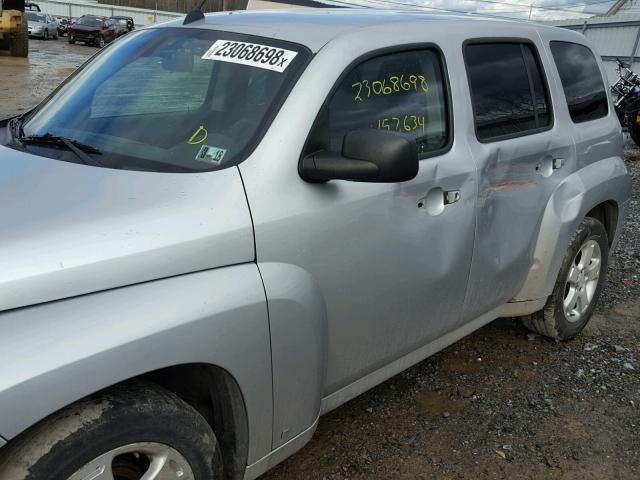 3GNBAADB2AS511637 - 2010 CHEVROLET HHR LS RED photo 9