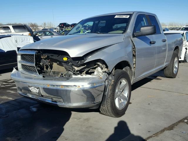 1D3HV18T99S714114 - 2009 DODGE RAM 1500 SILVER photo 2