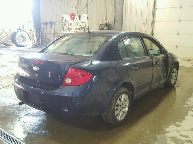 1G1AS58H297215740 - 2009 CHEVROLET COBALT LS BLUE photo 4