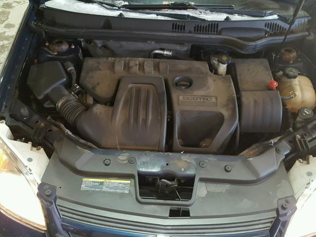 1G1AS58H297215740 - 2009 CHEVROLET COBALT LS BLUE photo 7