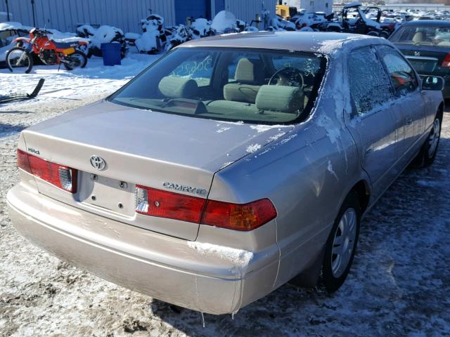 4T1BG22K51U826511 - 2001 TOYOTA CAMRY CE TAN photo 4