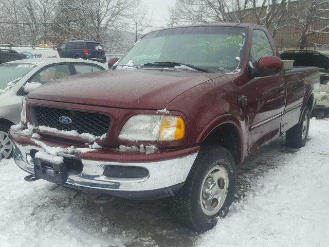 1FTZF18W6WNB16092 - 1998 FORD F-150 MAROON photo 2