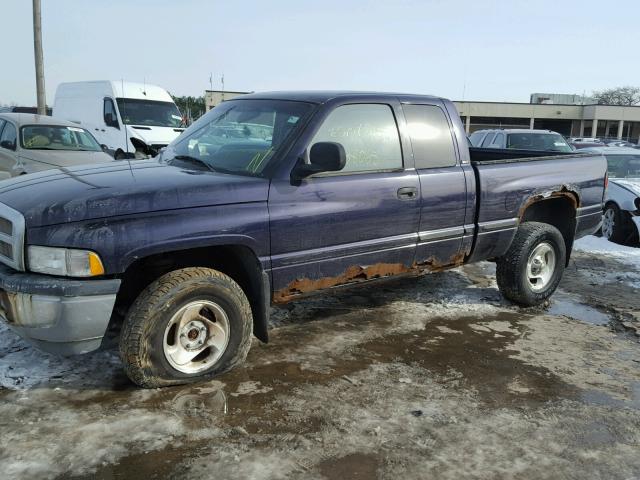 1B7HF13Z5XJ527408 - 1999 DODGE RAM 1500 PURPLE photo 9