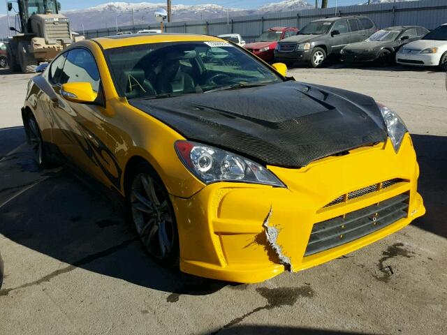 KMHHU6KH3CU066127 - 2012 HYUNDAI GENESIS CO YELLOW photo 1