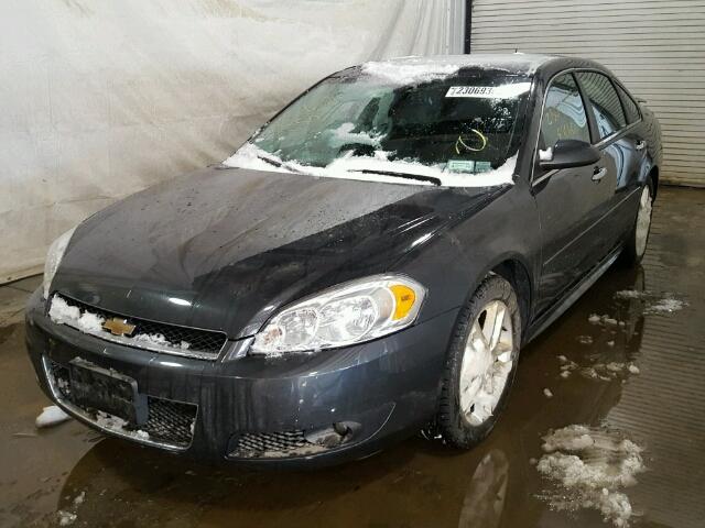 2G1WC5E34D1247381 - 2013 CHEVROLET IMPALA LTZ BLACK photo 2